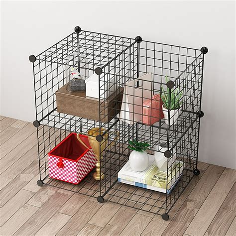 Metal Cube Storage Box 